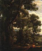 Claude Lorrain Landscape with Goatherd painting